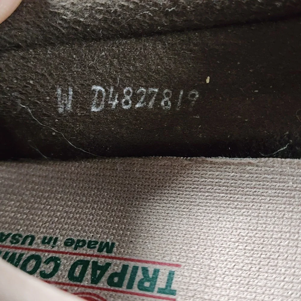 SAS Crissy Slip-On Loafers Womens 10W Tan Nubuck Leather Elastic Strap EUC